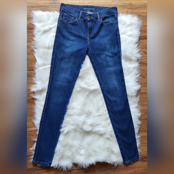 Mott & Bow | Mid Rise Skinny | Jane | Medium Blue | 27X30 - Picture 5 of 5